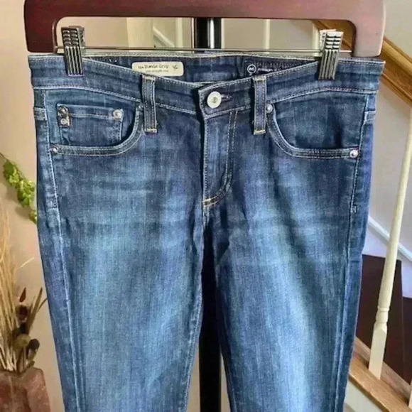 AG Adriano Goldschmied Stevie Slim Straight Crop Size 26R - Picture 3 of 13